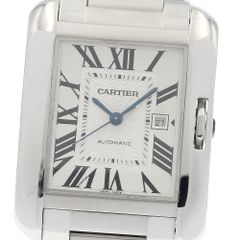 カルティエ CARTIER W5310009 タンクアングレーズLM デイト 自動巻き メンズ _943412