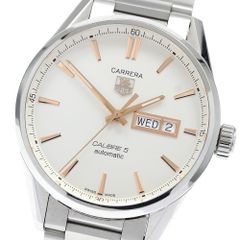 タグホイヤー TAG HEUER WAR201D-0 カレラ キャリバー5 デイデイト 自動巻き メンズ 保証書付き_948309