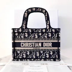 A級/正規品 ディオール オブリーク ブックトート ミニバッグ