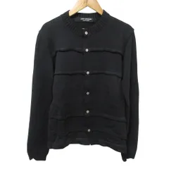 美品 JUNYA WATANABE ジュンヤワタナベ コムデギャルソン カッティング切替デザイン ニットカーディガン JG-N036 ブラック レディース 古着 中古 USEDのサムネイル