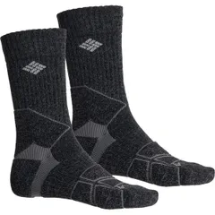 コロンビア メンズ アンダーウェア 靴下 Columbia Sportswear Targeted Hiking Socks 2Pack Crew For Men CharCharのサムネイル