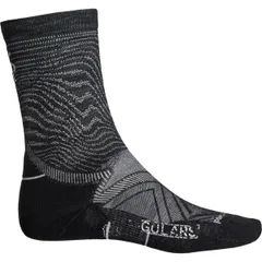 スマートウール メンズ アンダーウェア 靴下 SmartWool Athletic Edition Run Targeted Cushion Socks Merino Wool Crew For Men and Women BlackWhite ホワイトのサムネイル