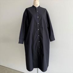 LE PHIL ルフィル バッグ プリーツ シャツ ワンピース ネイビー - メルカリ