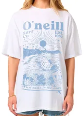オニール レディース トップス Tシャツ ONeill Womens Chore Break Oversized TShirt White ホワイトのサムネイル