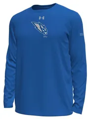 アンダーアーマー メンズ トップス Tシャツ Under Armour Menst Louis Battlehawks Blue Tech Stretch Long Sleeve TShirt NoColor ブルー