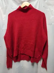 earth music & ecology Natural Label ハイネック長袖ニットプルオーバー
