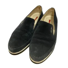 PRADA SPORTS プラダスポーツ スエード スリッポン スニーカー サイズ38 25cm相当 ネイビー レディース 古着 中古 USED