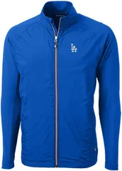カッターアンドバック メンズ アウター ジャケット・ブルゾン ニット Cutter Buck Mens Los Angeles Dodgers Blueco Knit Hybrid Jacket Noのサムネイル