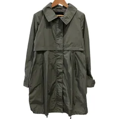 美品 MAX&Co. マックスアンドコー ナイロンロングコート 38 グレージュ レディース 古着 中古 USED