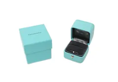 ティファニー　リング　ケース　T＆Co　ロゴ入り　ティファニーブルー　BOX　ボックス　空箱