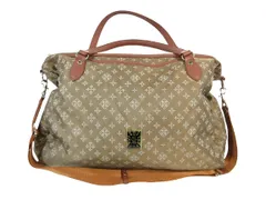 ラシット russet ボストン バッグ ショルダー モノグラム柄 総柄 ブラウン QQQ