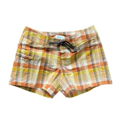 water girl ウォーターガール ボードショーツ ショートパンツ チェック柄  サイズ2 XS～Sサイズ