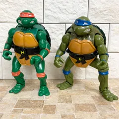 ミュータントタートルズ タートルズミューテーション レオナルド ミケランジェロ TMNT playmates プレイメイツ フィギュア Mirage Studios アメコミ レア 希少 当時もの