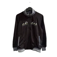 アディダス adidas トラックジャケット ジャージ L 黒 ブラック ■WGA