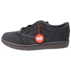 NIKE (ナイキ) ×TRAVIS SCOTT AIR JORDAN 1 LOW OG SP VELVET BROWN AND DARK MOCHA DM7866-202 トラヴィススコット エアジョーダン1 ローカットスニーカー  US8.5/26.5cm