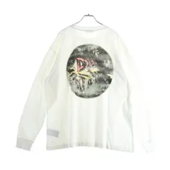 Dior HOMME (ディオールオム) 23SS Printed Sweat Shirt 393J675A0817 プリンテッドクルーネック長袖Tシャツカットソー ホワイトのサムネイル