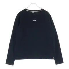 HUGO BOSS (ヒューゴボス) ロゴ 長袖シャツ ロングTシャツ カットソー ブラックのサムネイル