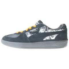 PUMA (プーマ) ×BLEACH PALERMO ブリーチ パレルモ グラフィックプリント ローカットスニーカー ブラック 403445-01