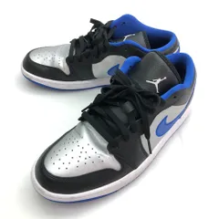 05w17277 ナイキ NIKE  AIR JORDAN 1 LOW  ブラック/ブルー/シルバー/ホワイト  28.5cm US10.5 UK9.5 ベトナム製 メンズ  スニーカー  553558-007  【中古品】