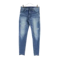 SURT (サート) ×BIG JOHN ビックジョン ダメージ加工 ジップアップデニムパンツ インディゴ MXSR06Mのサムネイル