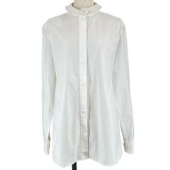 極美品✨LUDLOW ラドロー ブラウスパフスリーブ 4ボタン ロングカフス