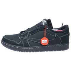 NIKE (ナイキ) ×Travis Scott Air Jordan 1 Low OG SP Black Phantom DM7866-001 ×トラヴィススコット エアジョーダン1 ロー OG SP ローカットスニーカーのサムネイル