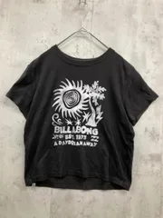 BILLABONG ビラボン BF013215 プリント ショート丈 Tシャツ sizeL/グレー ■◆ レディース