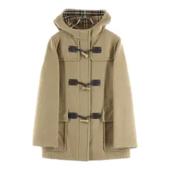 BURBERRY (バーバリー) 裏地ノヴァチェック トグルボタン カシミヤ混ウールダッフルコート ベージュ FT225-409-409のサムネイル