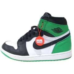NIKE (ナイキ) AIR JORDAN 1 RETRO HIGH OG LUCKY GREEN エアジョーダン レトロ ラッキーグリーン ハイカットスニーカー グリーン/ホワイト US8.5/26.5cm DZ5485-031