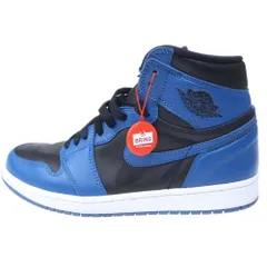 NIKE (ナイキ) AIR JORDAN 1 RETRO HIGH OG DARK MARINA BLUE エアジョーダン1 レトロ ダークマリーナブルー ハイカットスニーカー ブラック/ブルー US:8.5/26.5cm 555088-404のサムネイル