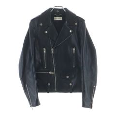 SAINT LAURENT PARIS (サンローランパリ) L01 クラシックモーターサイクル レザー ライダースジャケット ブラック 484284 Y5YA2