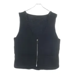 CHROME HEARTS (クロムハーツ) ダガージップアルパカニットベスト ブラックのサムネイル