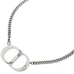 Christian Dior (クリスチャンディオール) CD Icon ネックレス ペンダント チェーン シルバー SV925 15.7g N1026HOMST