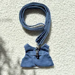 【新品】【Usagi Heart】うさぎさんのうさんぽハーネス コーデュロイブルー