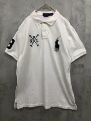 POLO RALPH LAUREN ポロ ラルフローレン COSTOM SLIM FIT ビッグポニー ポロシャツ sizeL(180/100A)/白 ■◆◎レディース
