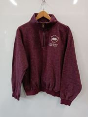 ピA539●PatagoniaRhythm●パタゴニアリズム●スウェット●ハーフジップ●長袖●メンズ●sizeL●赤