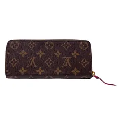 極美品/LOUIS VUITTON/ルイヴィトン/モノグラム/ポルトフォイユ・クレマンス/CT3270/Ｍ60742/長財布/ラウンドファスナー/ブラウン/RS0565