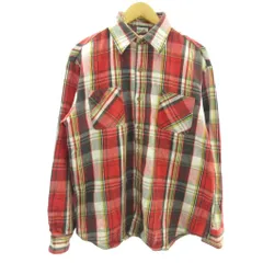 ビックマック BIGMAC JC Penny ヴィンテージ 70s ヘビネル フランネルシャツ 米国製 USA製 赤 レッド L