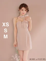 ピンク [FM4111]fm4111【ROBE de FLEURS/ローブドフルール】2way/ ネックリボン/ バストジップ/ タイト/ キャバドレス/ andy/ アンディ/ ブリエ/ AngelR/ エンジェルアール