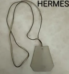 APP21 エルメス クロシェットネックレス □C刻印 シルバー金具 マルジェラ期