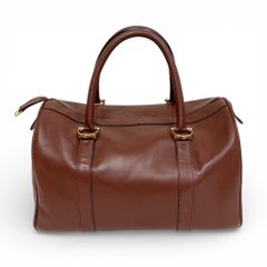 Cartier カルティエ マストライン ボストンバッグ ボルドー レザー