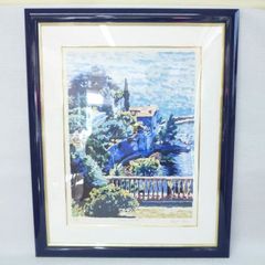 ラウル・デュフィ『シュノンソー』版画 額装済み【サイン・版元刻印 有】 ラウル・デュフィ『シュノンソー』版画 額装済み【サイン・版元刻印 有