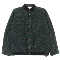 美品○Sacai サカイ 19AW 19-02053M HAVEN JACKET コットン100% レオパード 中綿 ジャケット グリーン系 2 日本製 正規品 メンズのサムネイル