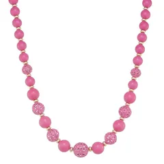 ネーピア レディース アクセサリー ネックレス・チョーカー・ペンダントトップ レース Napier Gold Tone Seasonal Color Pink Collar Necklace Pink ピンク