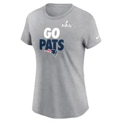 アンブランデッド レディース トップス Tシャツ グラフィック Unbranded Womens NFL 2025 AFChampions New England Patriots Local Graphic Tee Pat Dark Gray グレー