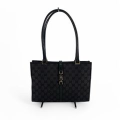 Gucci ブラックキャンバス ハンドバッグ 最終処分SALE】GUCCI GGキャンバス ハンドバッグ A-11853 - メルカリ