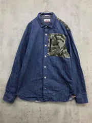 TOMMY HILFIGER トミーヒルフィガー シャツ sizeM/青 ■■ メンズ