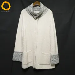 #wnc レリアン Leilian カーディガン 11 アイボリー カシミヤ混 シルク混 ニット  オフタートル レディース [995007]