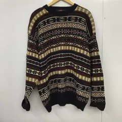 USED 古着 ニット、セーター 長袖 長袖ニットカットソー クルーネック セーター 古着