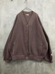 JAVA ジャバ   カーディガン ビッグ  ニット ジャケット sizeL/ブラウン◆■レディース